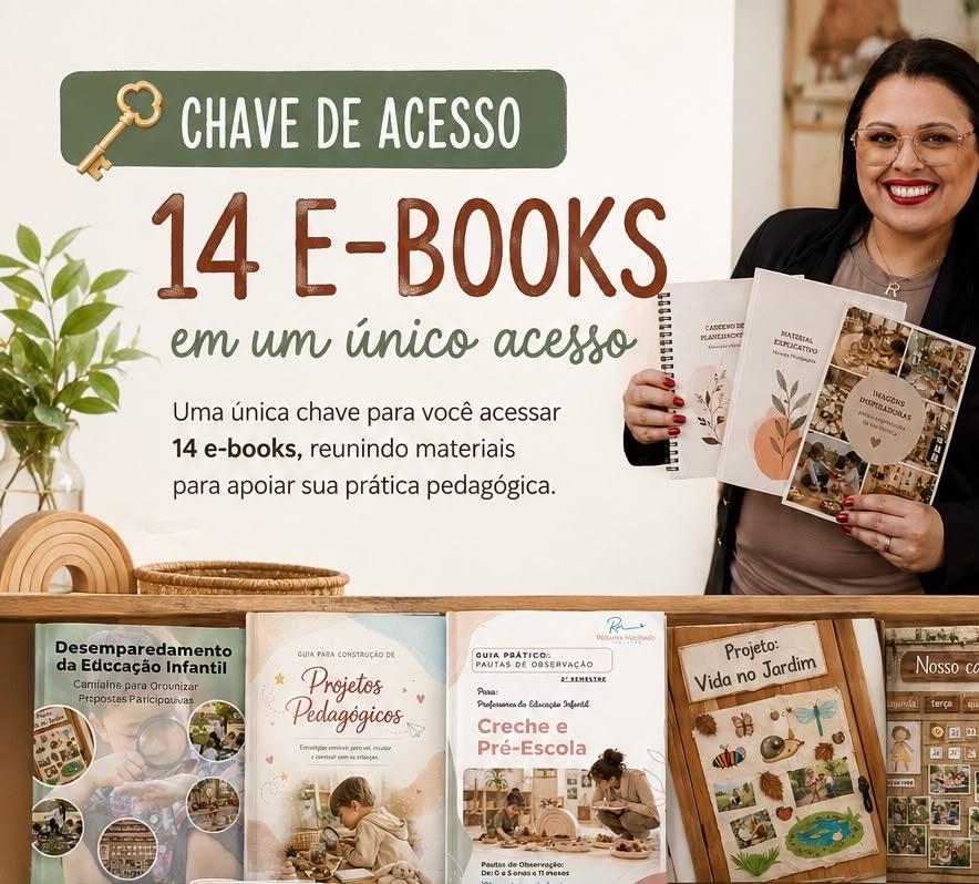 Capa de 🔑 CHAVE DE ACESSO — 14 E-BOOKS
