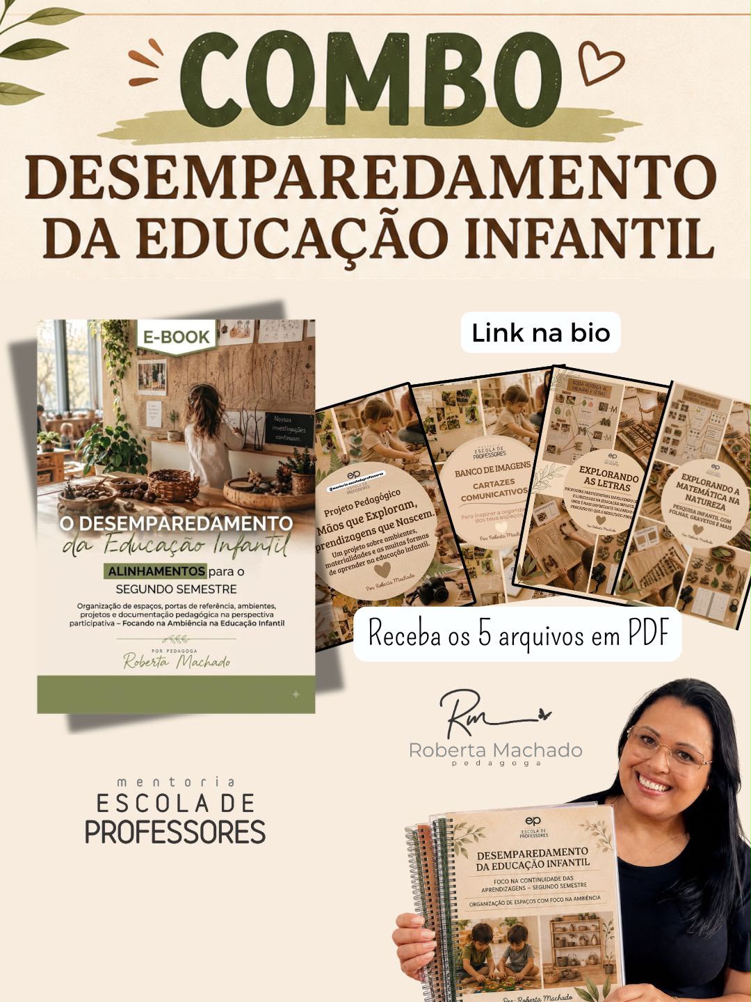 Capa de O Desemparedamento da Educação Infantil: foco na continuidade das aprendizagens do 2 semestre