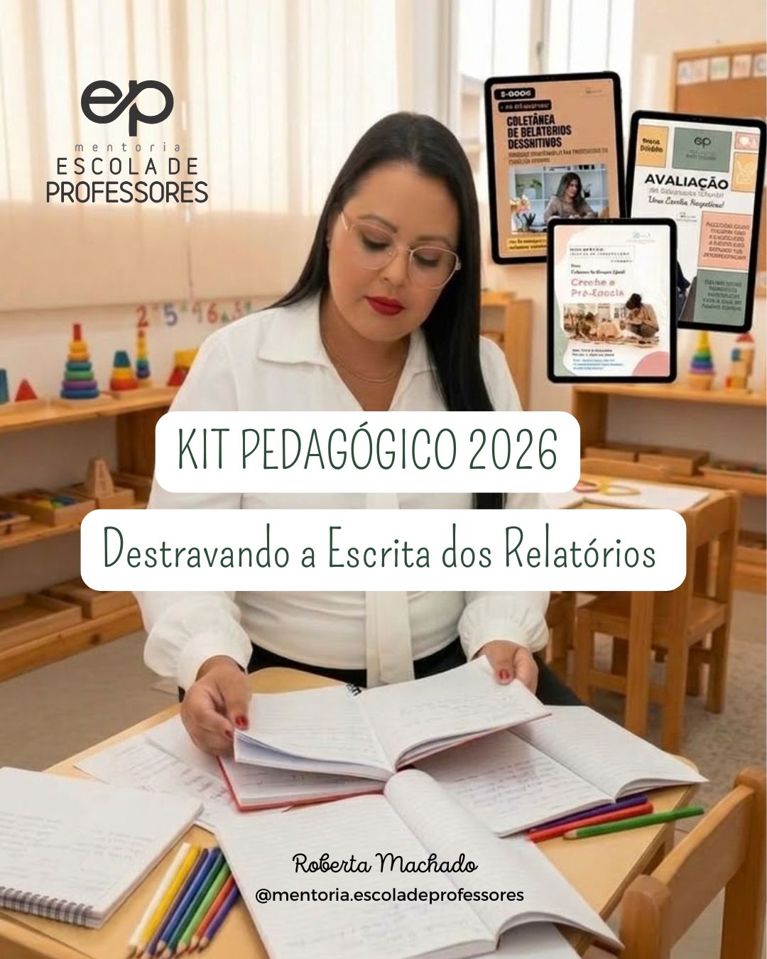 Capa do Kit Destravando Relatórios 2026